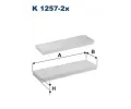 FILTRON Filtr - vzduch v interiru ‐ FI K1257-2x