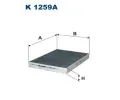 Filtr vzduchu v interiru FILTRON ‐ FI K1259A