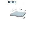 Filtr vzduchu v interiéru FILTRON ‐ FI K1261 Filtr vzduchu v interiéru FILTRON ‐ FI K1261