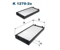 Filtr vzduchu v interiru FILTRON ‐ FI K1270-2x