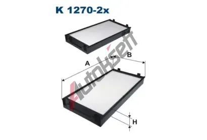 FILTRON Filtr - vzduch v interiru FI K1270-2X, K 1270-2x