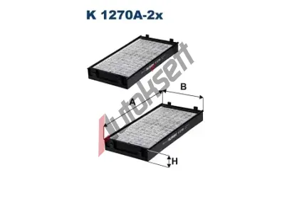 FILTRON Filtr - vzduch v interiru FI K1270A-2X, K 1270A-2x