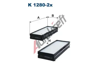 FILTRON Filtr - vzduch v interiru FI K1280-2X, K 1280-2x