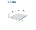 Filtr vzduchu v interiéru FILTRON ‐ FI K1283 Filtr vzduchu v interiéru FILTRON ‐ FI K1283