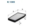 Filtr vzduchu v interiru FILTRON ‐ FI K1305