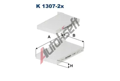 FILTRON Filtr - vzduch v interi�ru FI K1307-2X, K 1307-2x