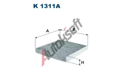 FILTRON Filtr vzduchu v interiru FI K1311A, K 1311A