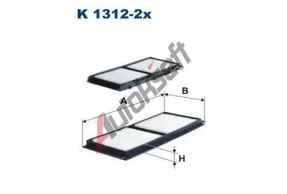 FILTRON Filtr vzduchu v interiru FI K1312-2x, K 1312-2x