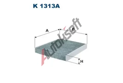 FILTRON Filtr vzduchu v interiru FI K1313A, K 1313A