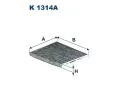 Filtr vzduchu v interiru FILTRON ‐ FI K1314A
