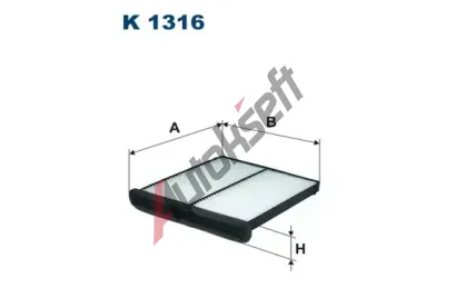FILTRON Filtr vzduchu v interiru FI K1316, K 1316