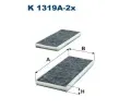 Filtr vzduchu v interiru FILTRON ‐ FI K1319A-2x