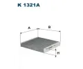 Filtr vzduchu v interiru FILTRON ‐ FI K1321A
