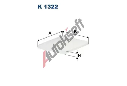 FILTRON Filtr vzduchu v interiru FI K1322, K 1322