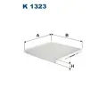 Filtr vzduchu v interiru FILTRON ‐ FI K1323