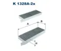 Filtr vzduchu v interiru FILTRON ‐ FI K1328A-2x