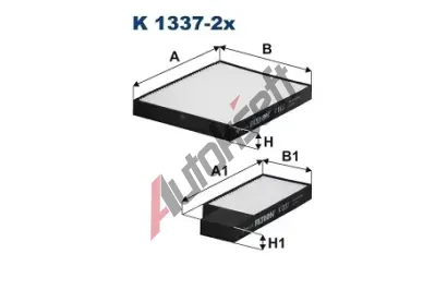 FILTRON Filtr vzduchu v interiru FI K1337-2x, K 1337-2x
