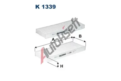 FILTRON Filtr vzduchu v interiru FI K 1339-2x, FI K1339-2x