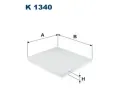 Filtr vzduchu v interiéru FILTRON ‐ FI K1340 Filtr vzduchu v interiéru FILTRON ‐ FI K1340