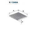 Filtr vzduchu v interiéru FILTRON ‐ FI K1340A Filtr vzduchu v interiéru FILTRON ‐ FI K1340A