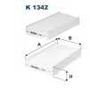 Filtr vzduchu v interiru FILTRON ‐ FI K1342-2x