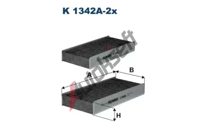 FILTRON Filtr vzduchu v interiru FI K1342A-2x, FI K 1342A-2x