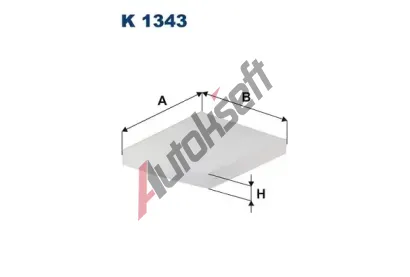 FILTRON Filtr vzduchu v interiru FI K1343, K 1343
