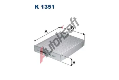 FILTRON Filtr vzduchu v interiru FI K 1351, FI K1351