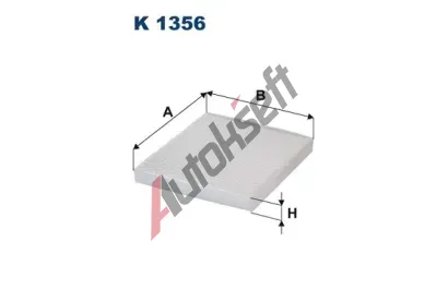 FILTRON Filtr vzduchu v interiéru FI K 1356, FI K1356 FILTRON Filtr vzduchu v interiéru FI K 1356, FI K1356
