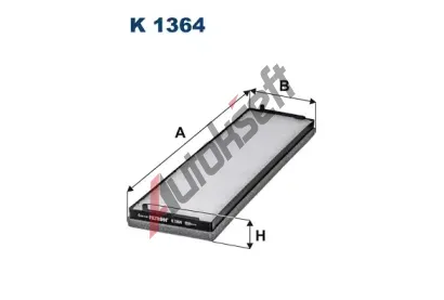 FILTRON Filtr vzduchu v interiru FI K 1364, FI K1364