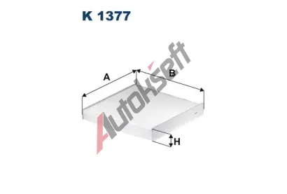 FILTRON Filtr vzduchu v interiru FI K 1377, FI K1377