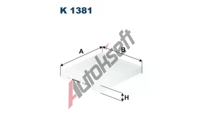 FILTRON Filtr vzduchu v interiru FI K 1381, FI K1381