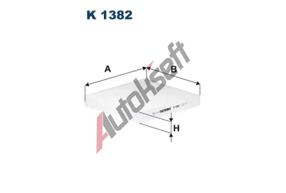 FILTRON Filtr vzduchu v interiru FI K 1382, FI K1382