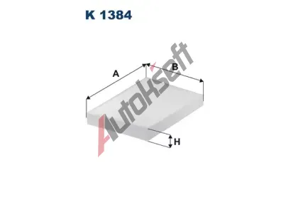 FILTRON Filtr vzduchu v interiru FI K1384, K 1384