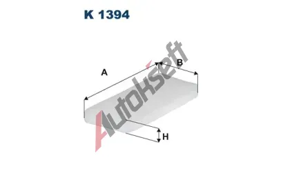 FILTRON Filtr vzduchu v interiru FI K1394, FI K 1394