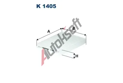 FILTRON Filtr vzduchu v interiru FI K 1405, FI K1405