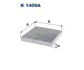Filtr vzduchu v interiru FILTRON ‐ FI K1409A