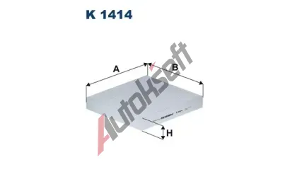 FILTRON Filtr vzduchu v interiru FI K 1414, FI K1414