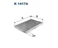 Filtr vzduchu v interiru FILTRON ‐ FI K1417A