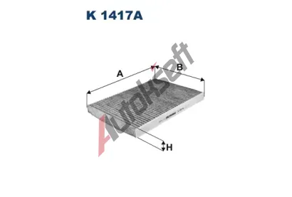 FILTRON Filtr vzduchu v interiru FI K1417A, K 1417A