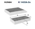 Filtr vzduchu v interiru FILTRON ‐ FI K1422A-2x