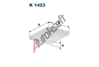 FILTRON Filtr vzduchu v interiru FI K1423, K 1423