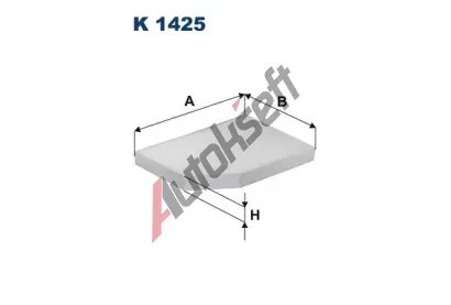 FILTRON Filtr vzduchu v interiru FI K1425, K 1425