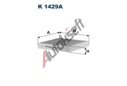 FILTRON Filtr vzduchu v interiru FI K1429A, K 1429A