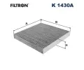 Filtr vzduchu v interiru FILTRON ‐ FI K1430A