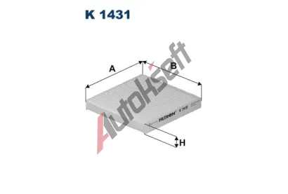 FILTRON Filtr vzduchu v interiru FI K1431, K 1431