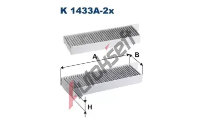 FILTRON Filtr vzduchu v interiru FI K1433A-2x, K 1433A-2x