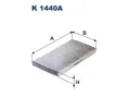 Filtr vzduchu v interiru FILTRON ‐ FI K1440A