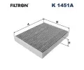 Filtr vzduchu v interiru FILTRON ‐ FI K1451A