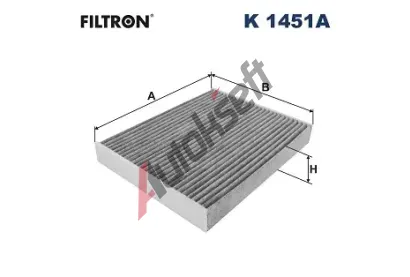 FILTRON Filtr vzduchu v interiru FI K1451A, K 1451A